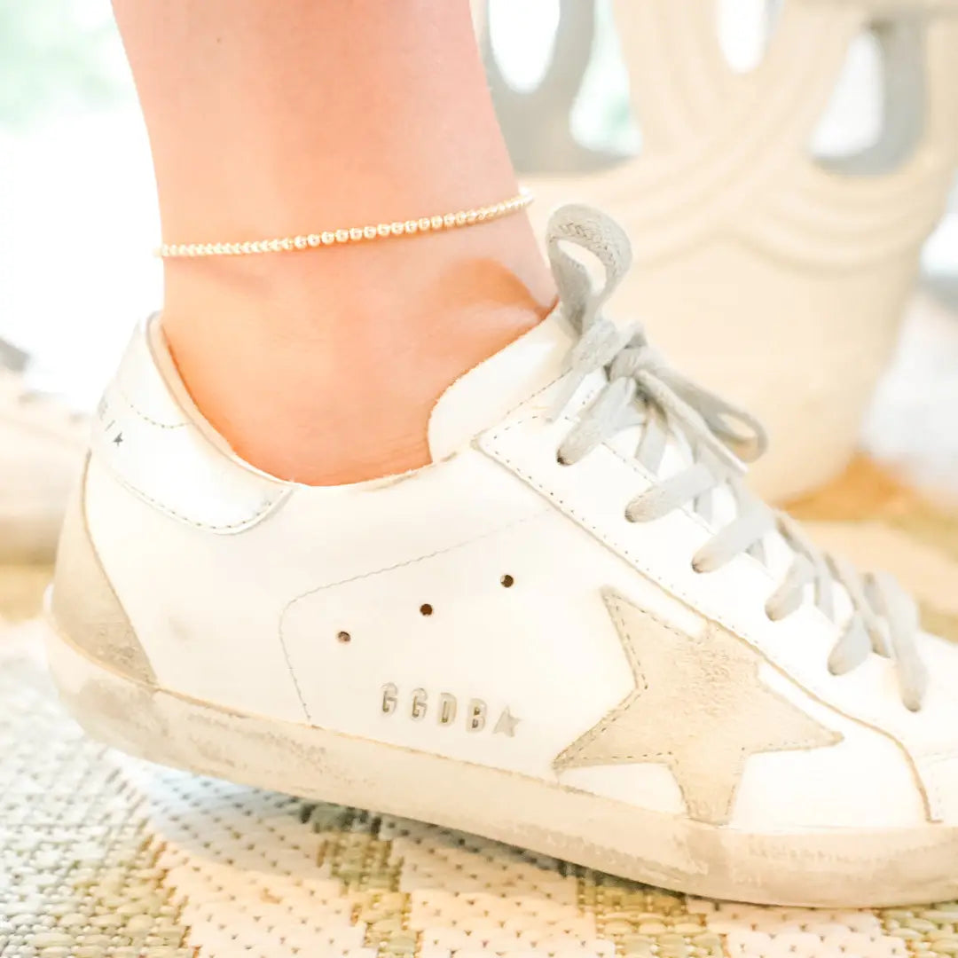 Bianca Beaded Anklet - 3mm