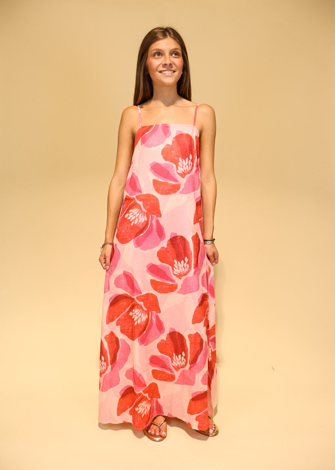 Maribel Sunset Bloom Maxi Dress