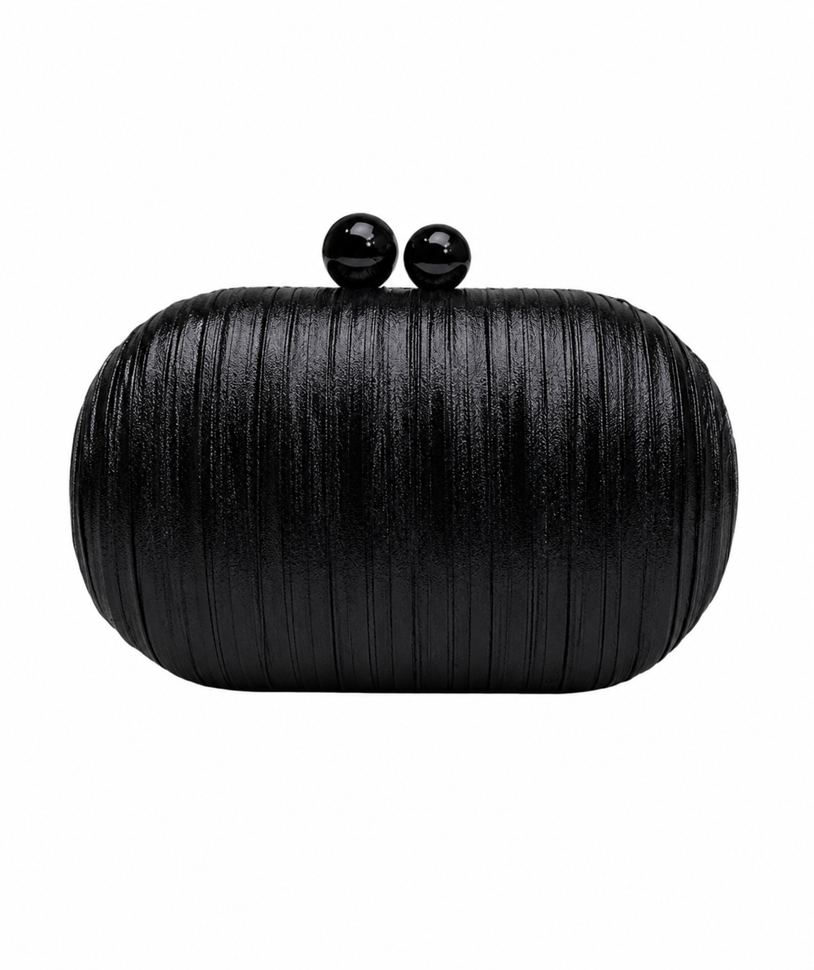 Kiss Lock Metallic Oval Clutches