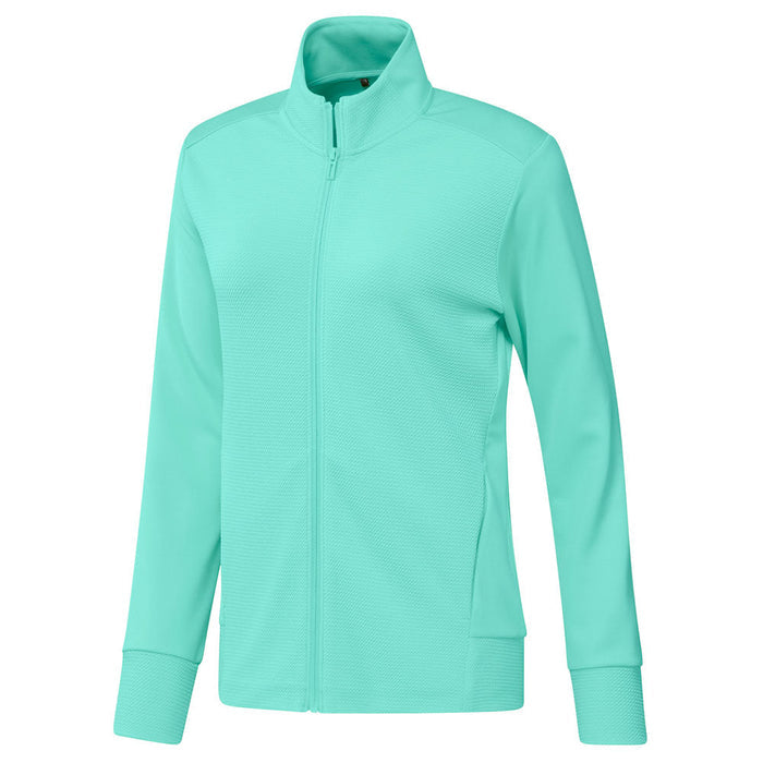 adidas Ladies Textured Primegreen Full-Zip Jacket