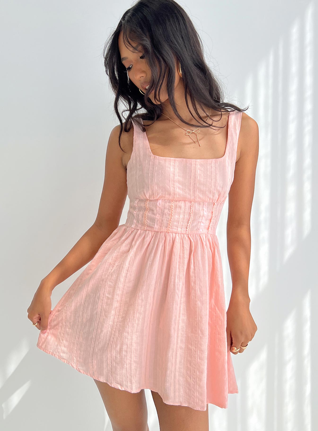 Lorinda Mini Dress Pink
