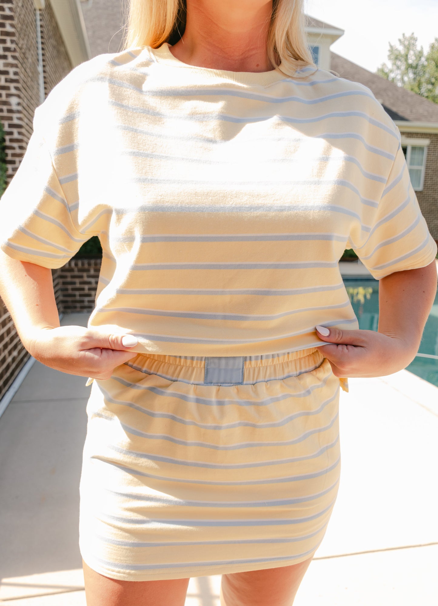 Harper Striped Boxy Top