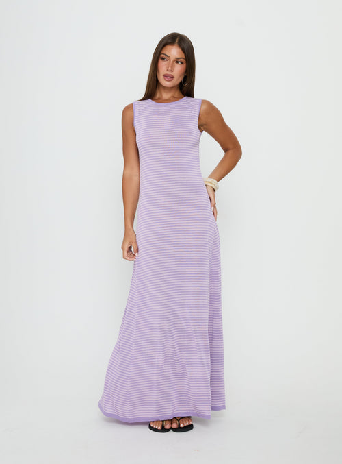 Tavison Maxi Dress Purple