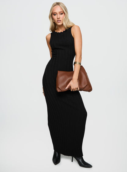 Harp Maxi Dress Black