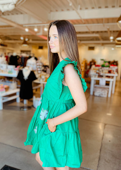 Liza Clover Sequin Mini Dress