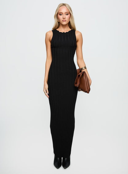 Harp Maxi Dress Black