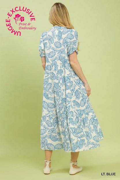 Lena Tiered Midi Dress