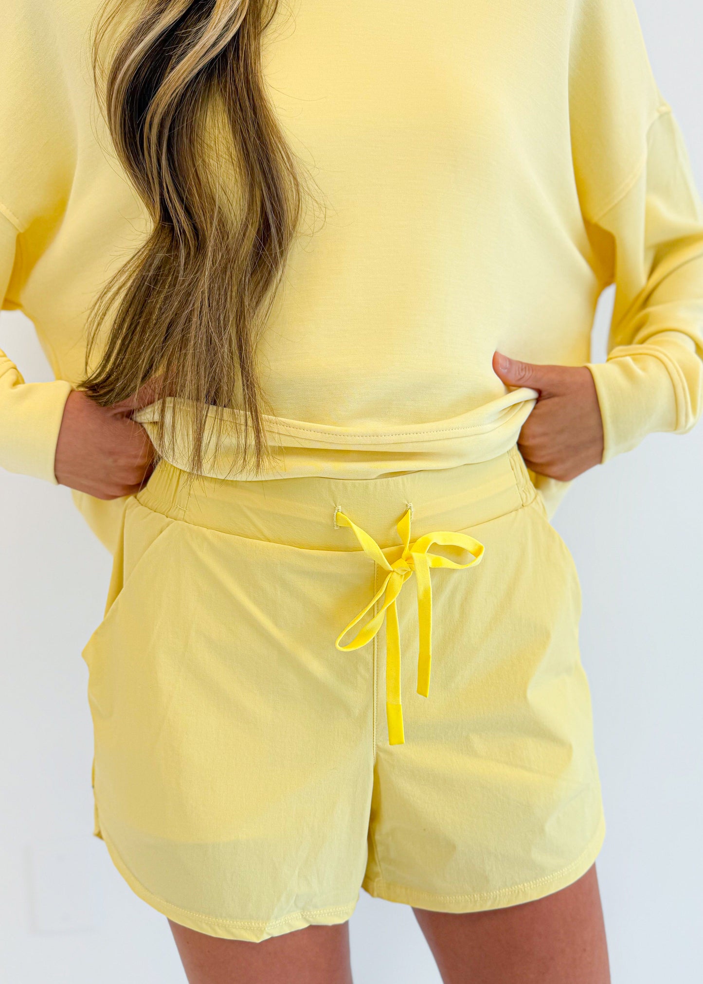 Lined Athleisure Shorts
