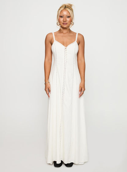 Mercie Maxi Dress White