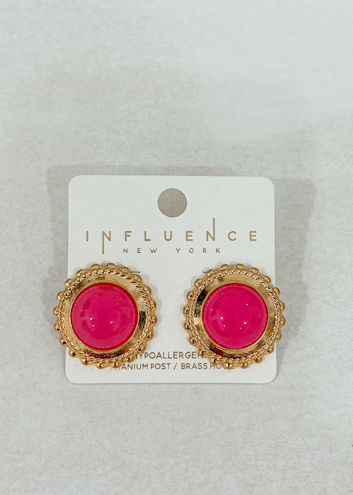 Dome Stone Earrings