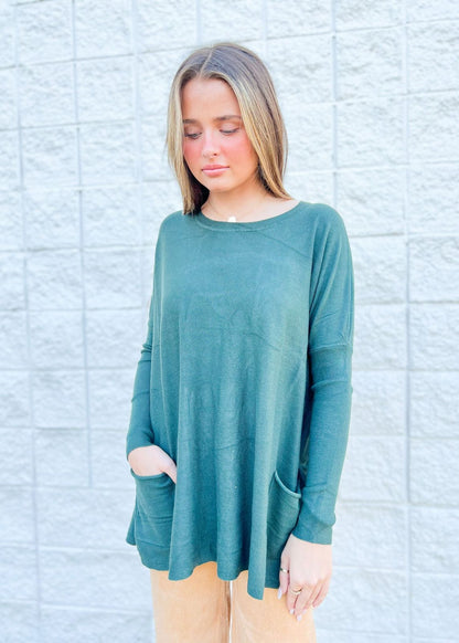 Boyfriend Pocket Sweater