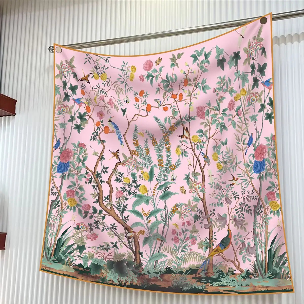 Jungle Birds Silk Scarf