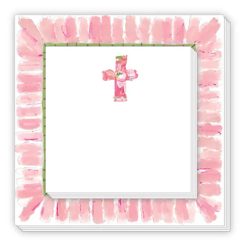 Lauren Dunn Pink Cross Notepad Duo