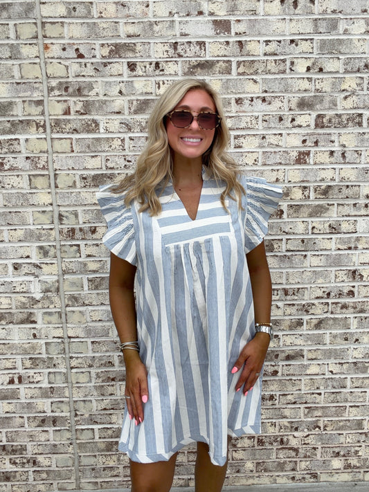 Charlie Stripe Mini Dress