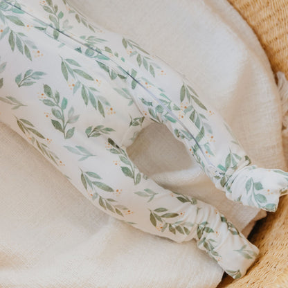 Convertible Zip-Up Footie Pajama - Fern