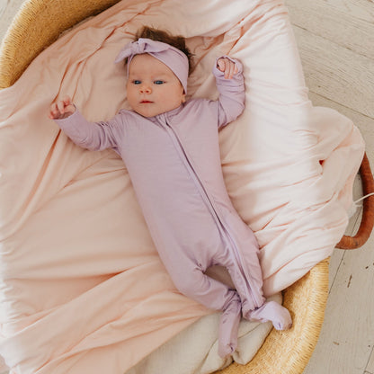 Convertible Zip-Up Footie Pajama - Lily