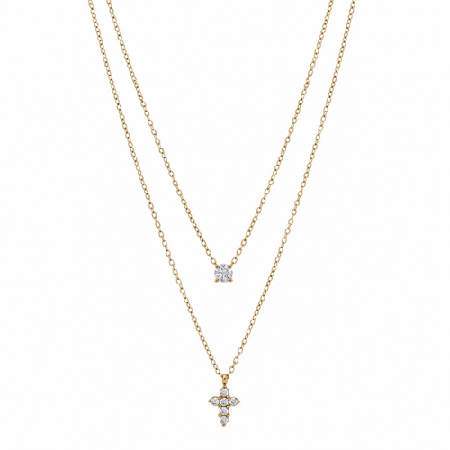 Grace Dainty Cross Necklace