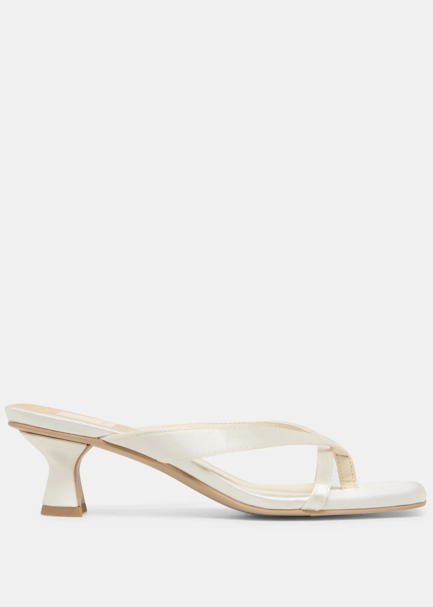 Brevel Heels True White Satin