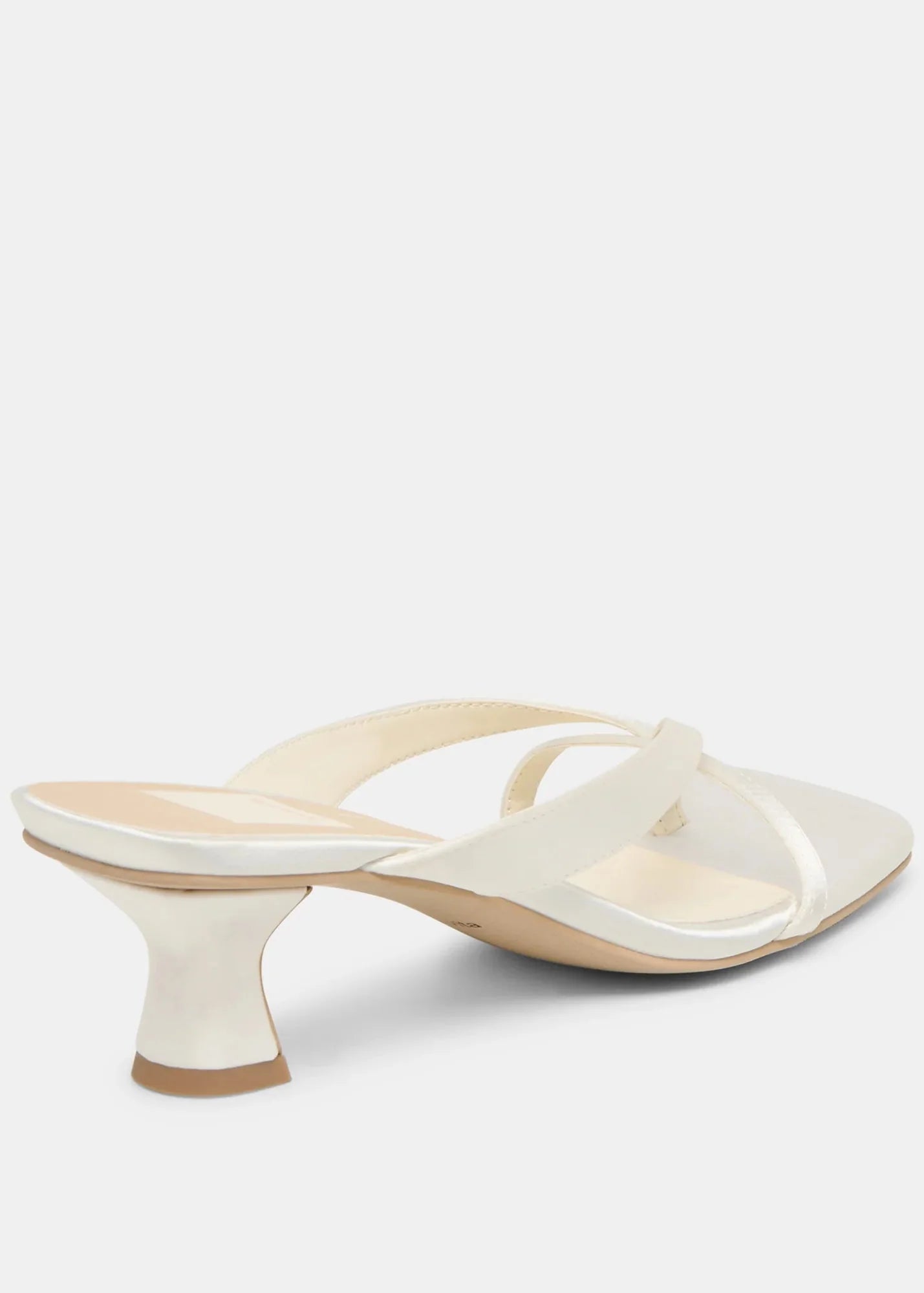 Brevel Heels True White Satin