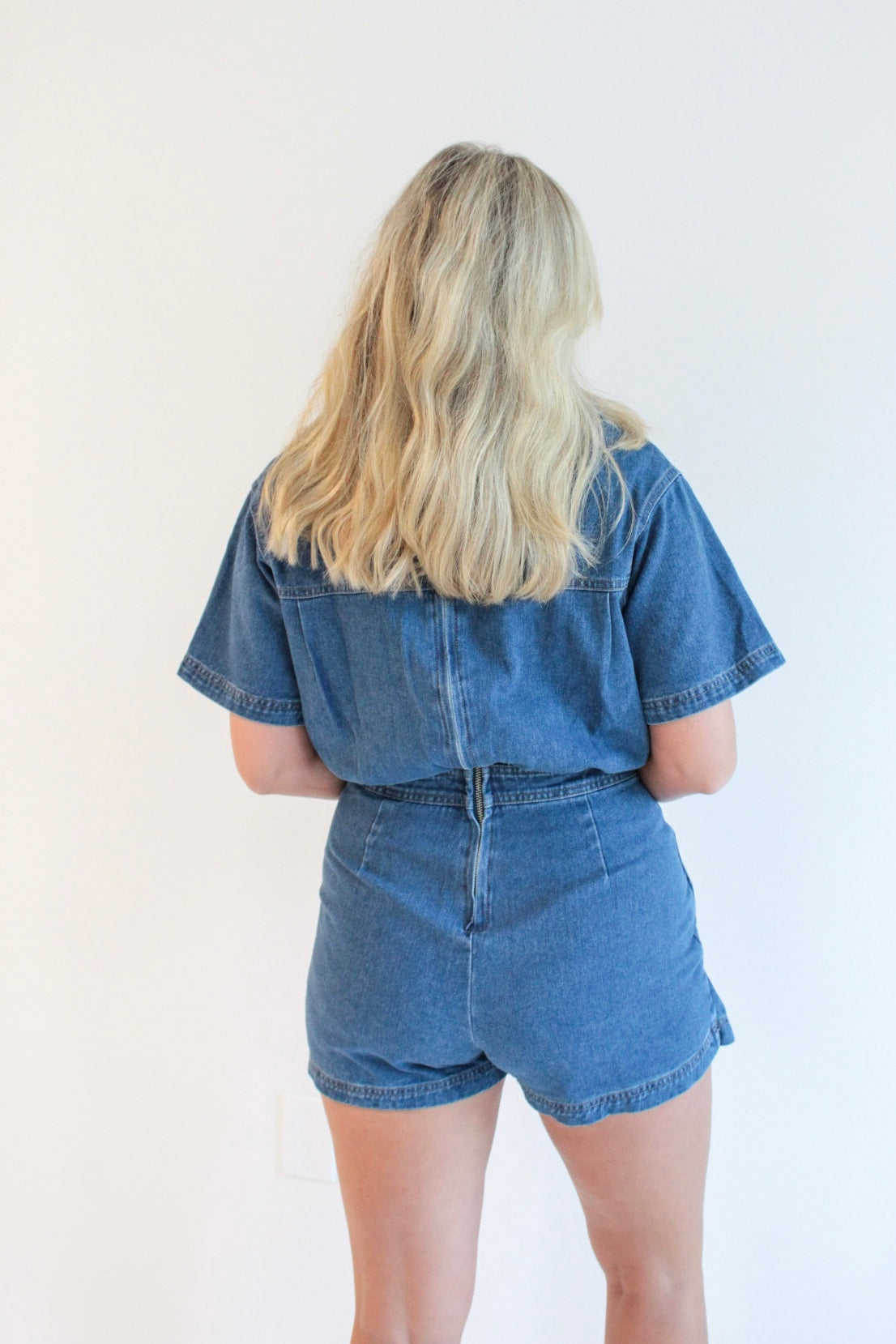 Alice Denim Romper