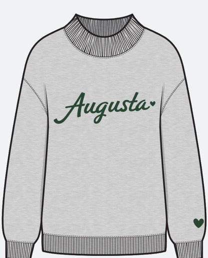 Augusta Heart Mockneck Sweatshirt