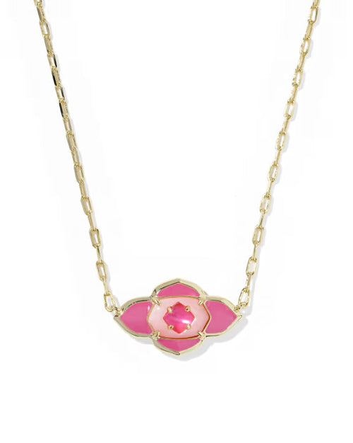 Abbie Medallion Short Pendant Necklace