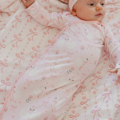 Newborn Knotted Gown - Adelia