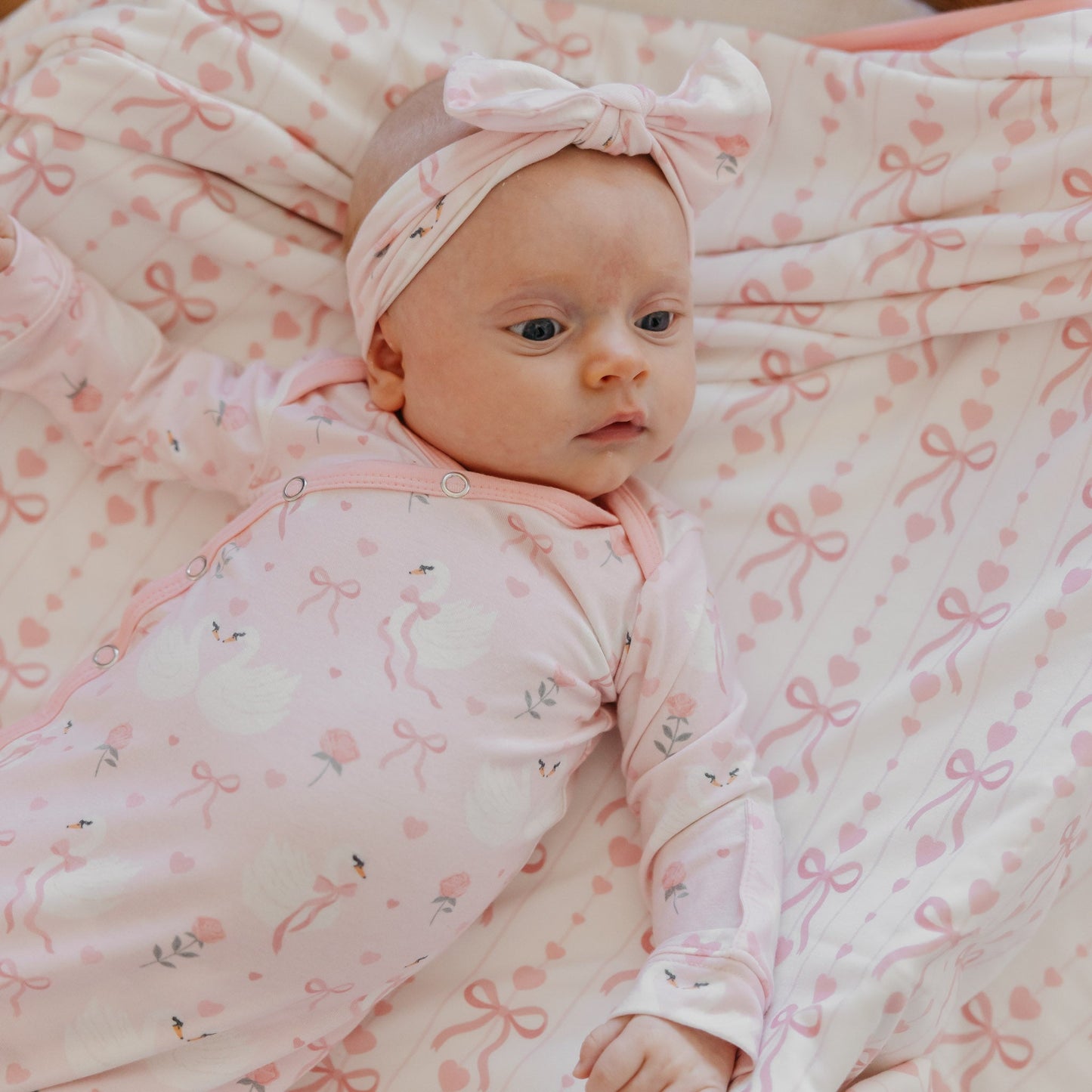 Newborn Knotted Gown - Adelia