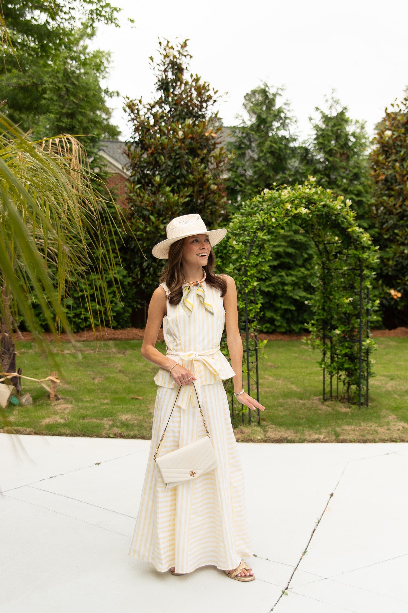 Annie Striped Maxi Skirt