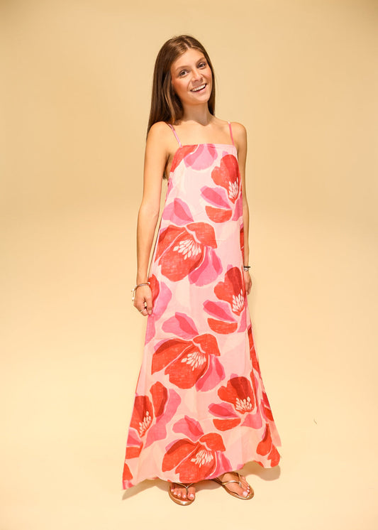 Maribel Sunset Bloom Maxi Dress