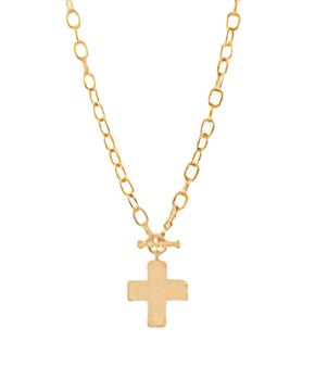 Cross Pendant Chain Necklace