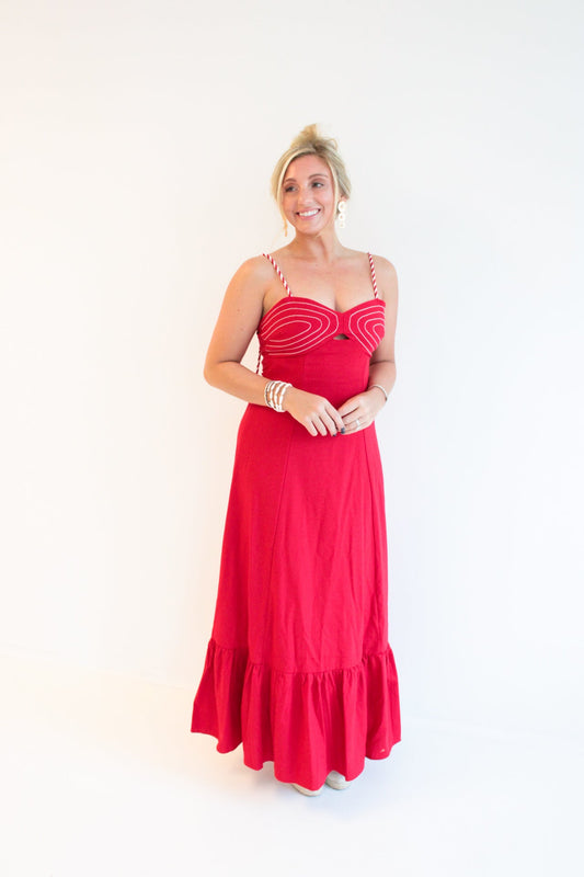 Deanna Corset Maxi Dress