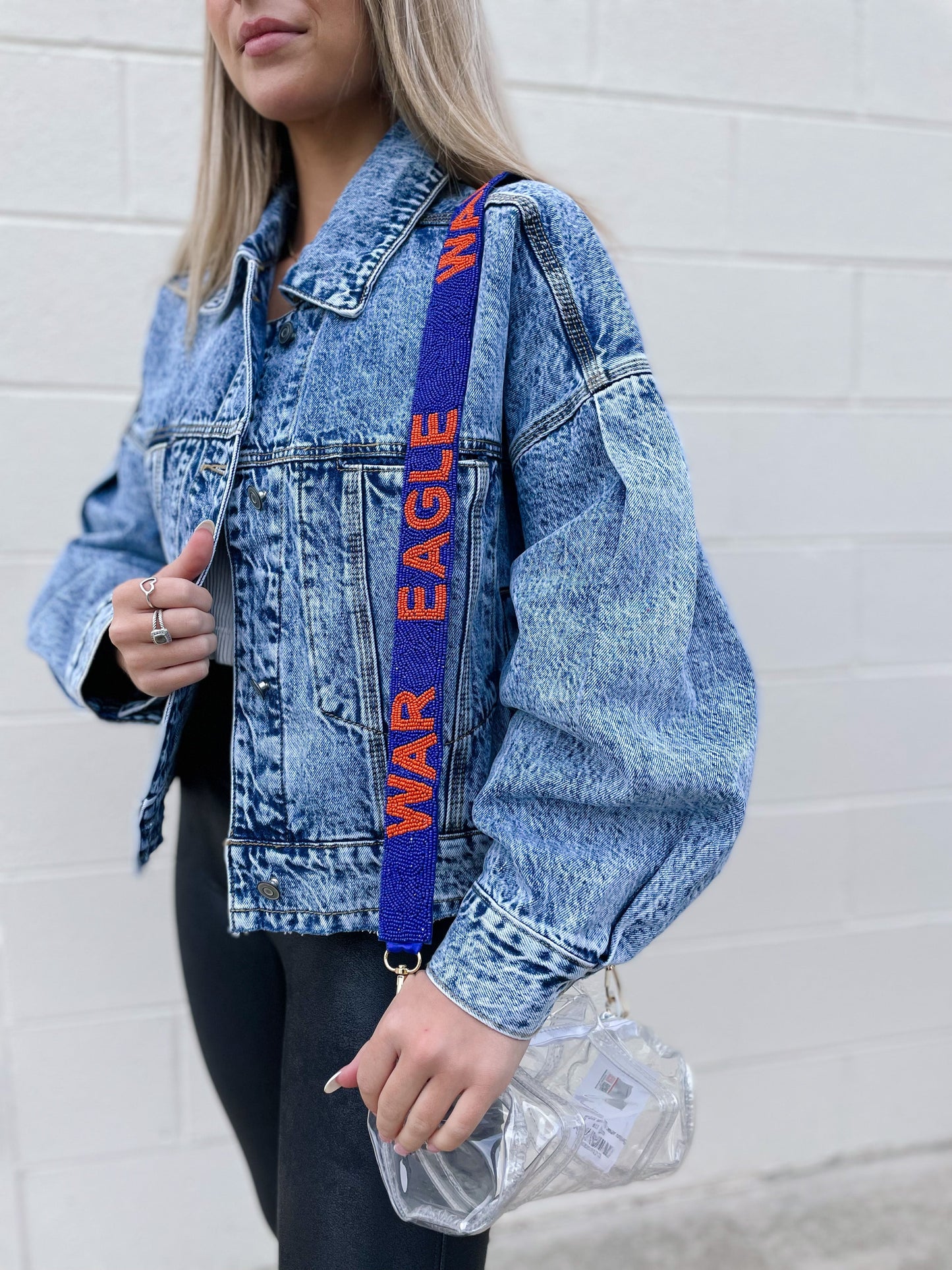 Auburn Beaded Purse Strap