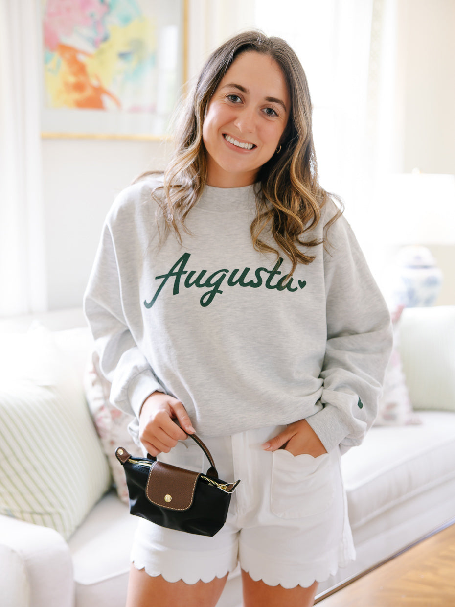 Augusta Heart Mockneck Sweatshirt