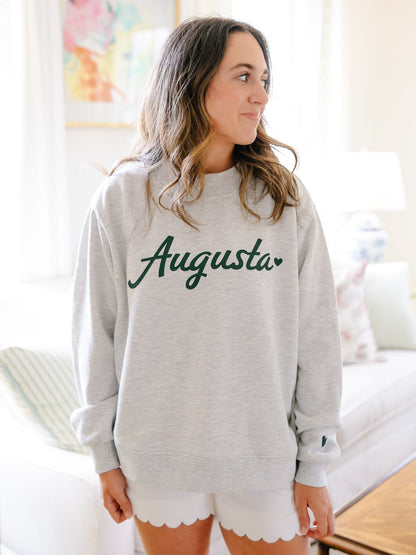 Augusta Heart Mockneck Sweatshirt