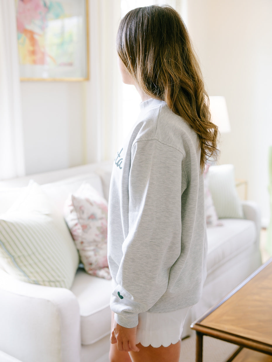 Augusta Heart Mockneck Sweatshirt