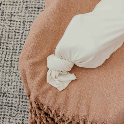Knit Swaddle Blanket - Cru