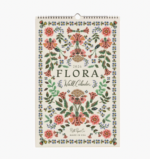 2026 Flora Wall Calendar