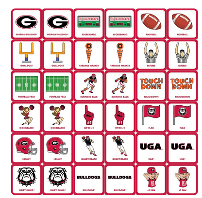 Georgia Bulldogs Matching Game