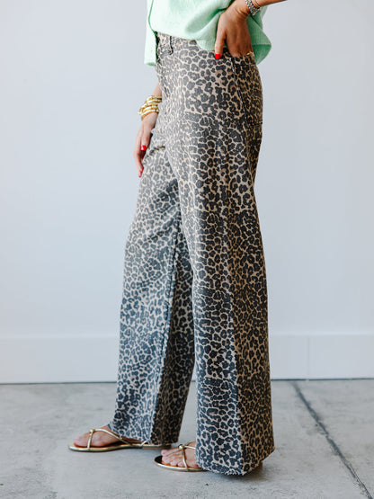 Annalise Leopard Print Pants