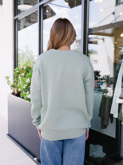 Augusta Puff Print Graphic Sweatshirt