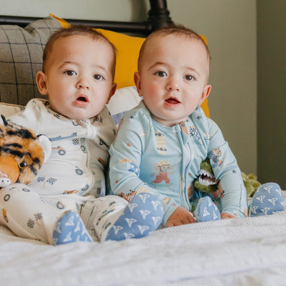 Zip-Up Footie Pajama - Tanner