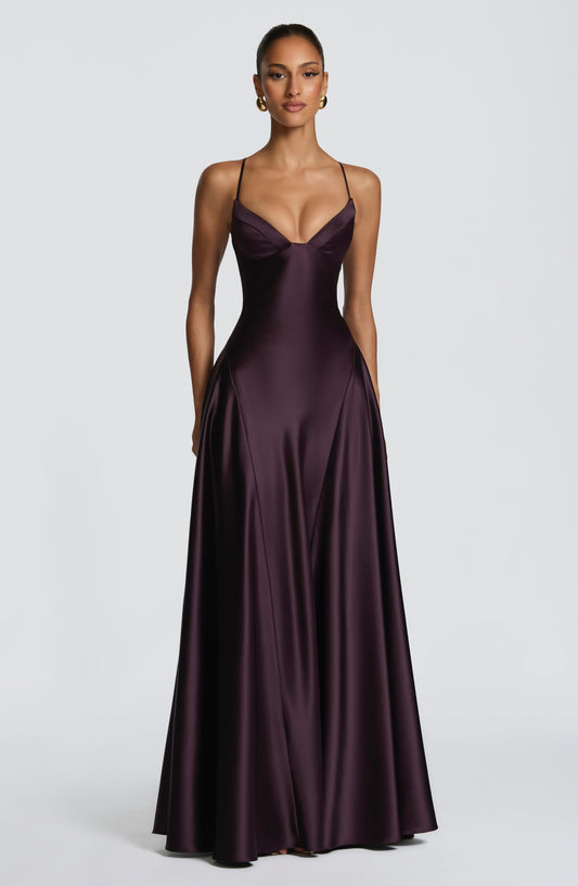 Asterin Maxi Dress - Plum