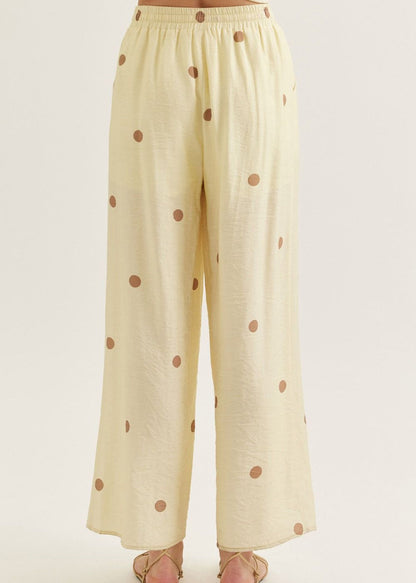 Iris Dot Wide Leg Pants
