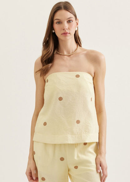 Iris Dot Tube Top