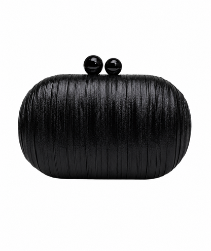 Kiss Lock Metallic Oval Clutches