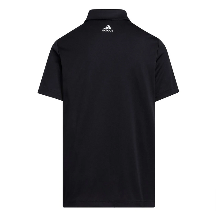 adidas Junior Three Stripe Polo Shirt