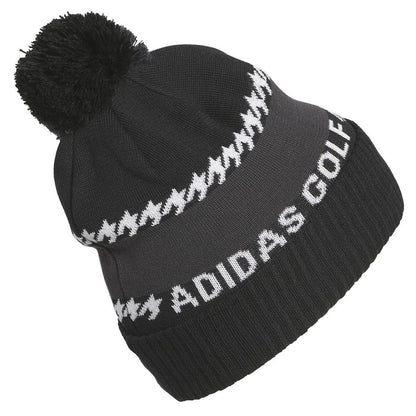 adidas Mens Cold.RDY 3-Stripe Pom Beanie