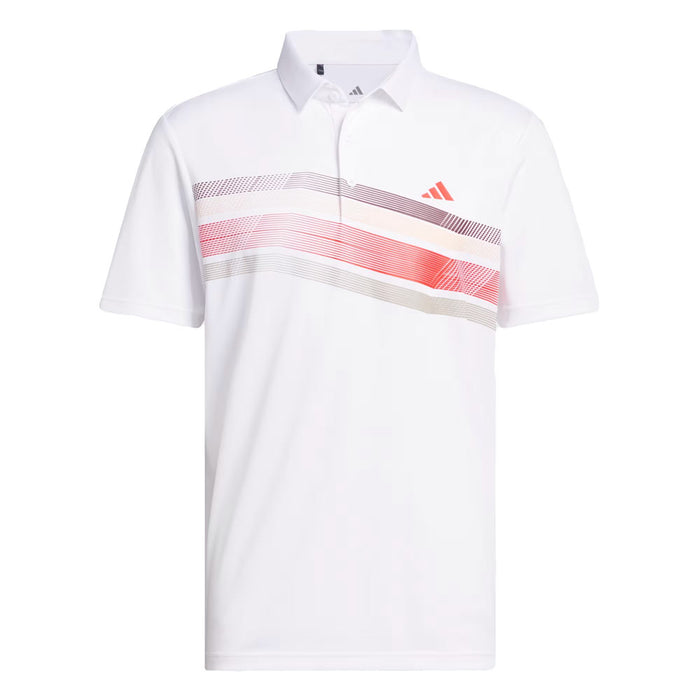 adidas Mens Core Chest Stripe Polo Shirt