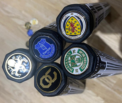 OCTAGON PUTTER GRIP Light Weight White and Black Skin